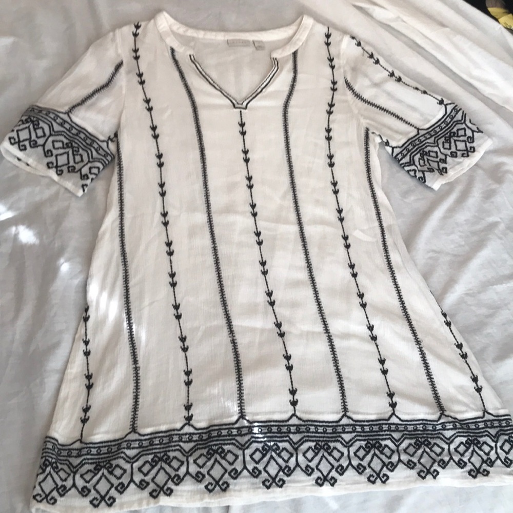 Embroidered Bohemian Dress